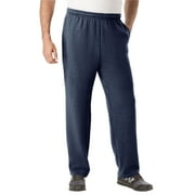 Ks Sport By Kingsize Men's Big & Tall Wicking Fleece Open Bottom Pants
