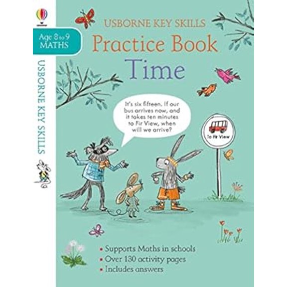 Pre-Owned Time Practice Book - Age 8 to 9 Maths (Key Skills) (Paperback) 1474953212 9781474953214
