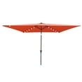 thumbnail image 1 of Kselythan 10x6.5FT Outdoor Patio Umbrella with LED, Rectangular Outdoor Market Umbrella with Crank and Push Button Tilt for Garden Backyard Pool Swimming Pool, 1 of 6