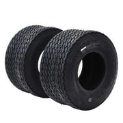 Kselythan 2 PCS Lawn Mower Tires, Rubber Golf Tire Lawn & Garden Tires for Garden Tractors Riding Mower Golf Cart, Great Traction