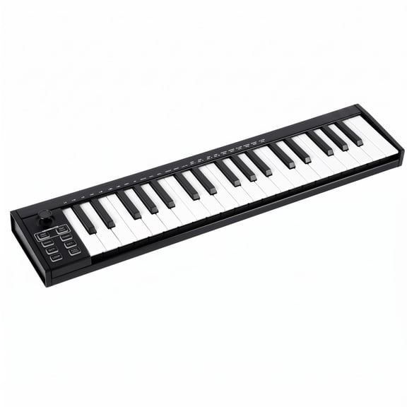 Kselythan 37-Key MIDI Keyboard with Bluetooth/USB Connectivity, Backlit Pads, and DAW Software, All-in-One Music Production Kit for Beginners & Pros