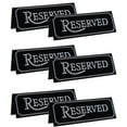thumbnail image 1 of Kselythan 6Pcs Acrylic Reserved Table Signs, Double Sided Reserved Table Signs, 8"x3" Reserved Table Cards for Wedding Party Restaurant, 1 of 7