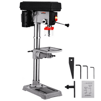 Kselythan 7.5 Amp 13 In Variable-Speed Benchtop Drill Press with 0-45° Tilting Worktable