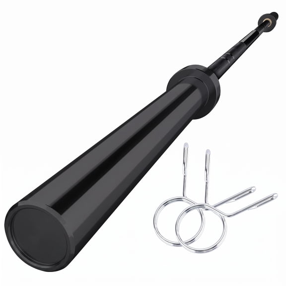 Kselythan 7 Foot Weightlifting Barbell 700 LBS Capacity, 45 LB Weight Lifting Bar for 2 Inch Large Aperture Plates, Multi Workout Strength Training Bar for Home Gym Weightlifting & Powerlifting
