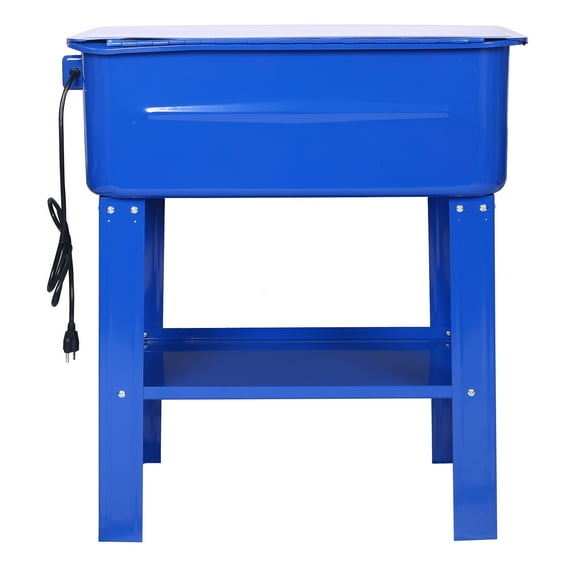 Kselythan Automotive Parts Washer, 20 Gallon Portable Steel Cabinet Parts Washer With 110V Electric Pump 30.3*21.3*34.6 inch