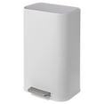 thumbnail image 1 of Kselythan Bathroom Trash Can,3.2 Gallon / 12 Liter Stainless Steel Garbage Can with Lid,Small Rectangular Step Waste Bin with Foot Pedal & Removable Inner Bucket for Kitchen Home Office Bedroom, 1 of 7