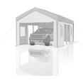 thumbnail image 1 of Kselythan Carport Replacement Canopy Cover For Tent Top,180G/220G Garage Shelter Cover,Replacement Cover,Car Shelter Cover,Waterproof,UV-Resistant 180G PE Fabric (Cover ONLY,Frame NOT Included), 1 of 7