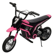 Kselythan Electric Dirt Bike 350W Electric Motorcycle-Up To 14.29MPH 3-Speed Modes Motorcycle For Kids Ages 3-10 Boys Girls Gift