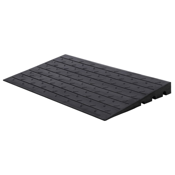Kselythan Rubber Curb Ramp, Heavy-Duty Threshold Ramps, Sidewalk Curb Ramp Driveway Ramps for Cars Wheelchairs Bikes Motorcycles Truck