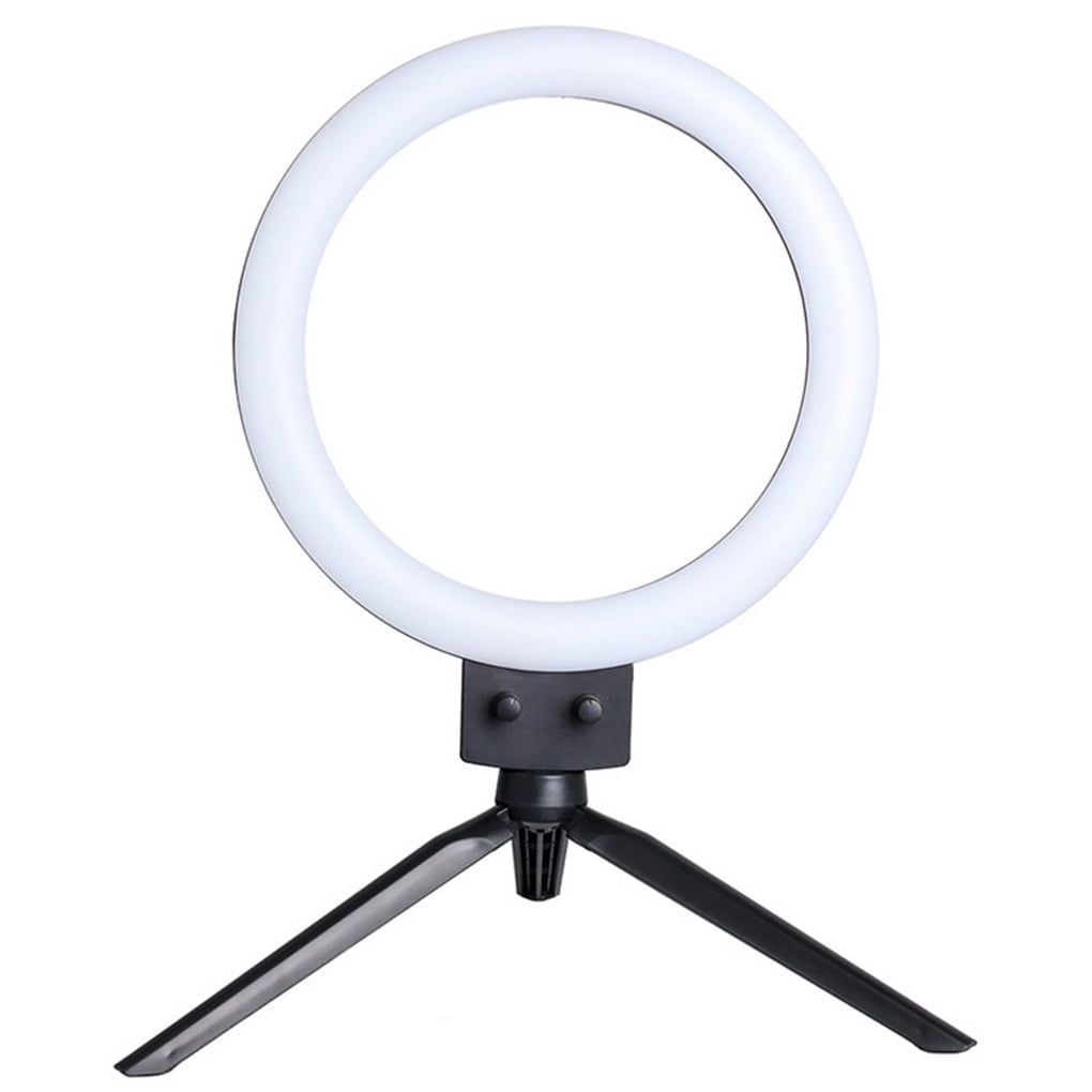 Kshioe 7'' 80 LED Ring Light Photographic Lighting Dimmable Camera