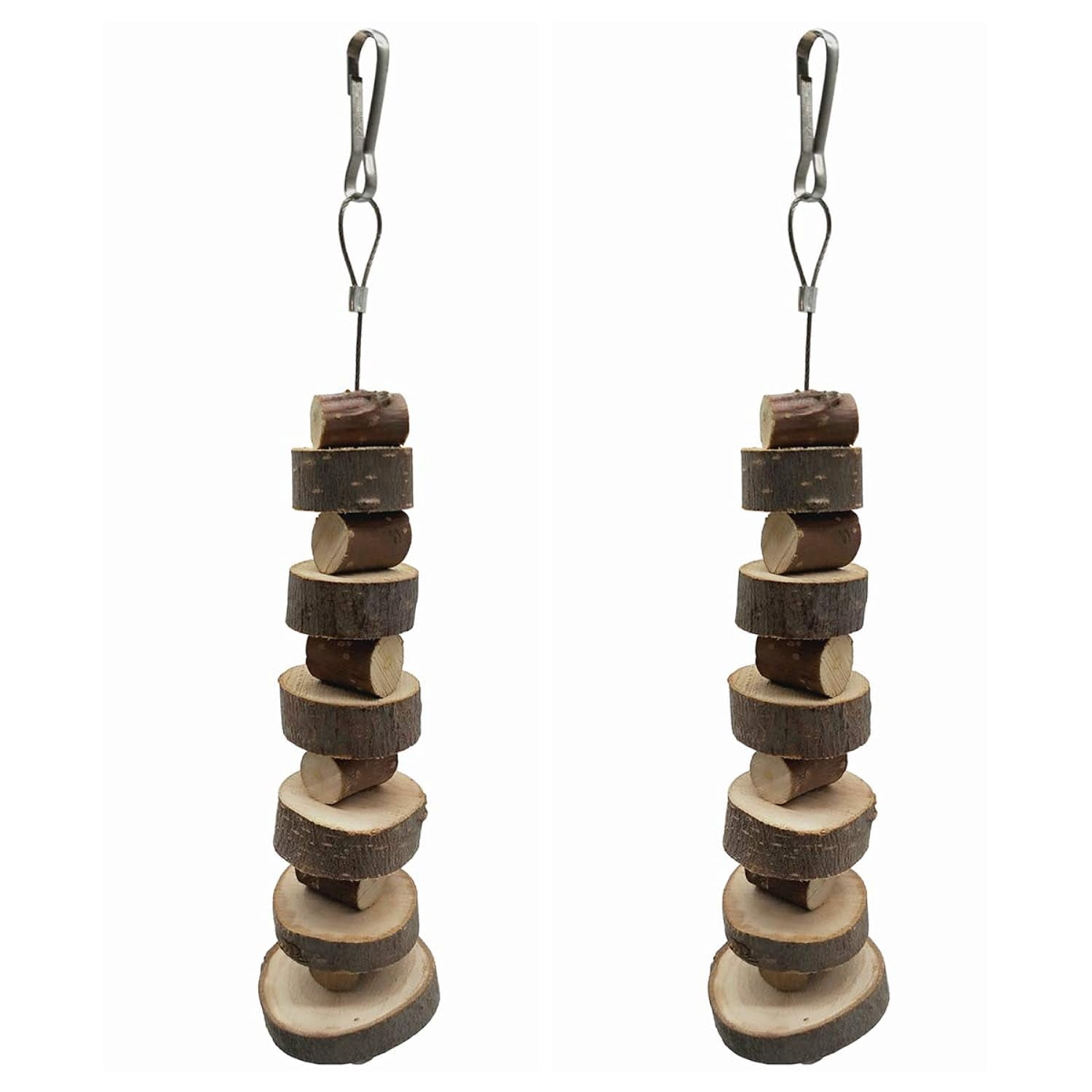 Photo inspiration: Hanging Hamster Toys Reference: Ksopiavobs 2Pcs Small Animal Chews Toy Natural Apple Wood Block