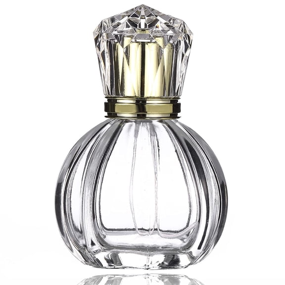 Ksopiavobs 50ML 1.7 OZ Refillable Atomizer Spray Glass Empty Perfume Bottles for Travel
