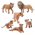 thumbnail image 1 of Ksopiavobs Animal Figures - 6pcs Realistic Lions Action Model - Plastic Wild Animal Learning Party Favors Toys - Educational Forest Farm Toys Birthday Cupcake Topper for Boys Girls Kids Toddlers, 1 of 7