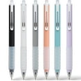 thumbnail image 1 of Ksopiavobs Ballpoint Pens Black Retractable Ink Writing Pen Office 0.7mm Ball Point Pen for Journaling (6-count), 1 of 7