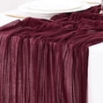 thumbnail image 1 of Ksopiavobs Cheesecloth Table Runner 10ft Gauze Boho Rustic Burgundy Cheese Cloth Table Runner for Wedding Bridal Shower Fall Thanksgiving Christmas Decoration, 1 of 5