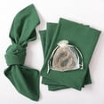 thumbnail image 1 of Ksopiavobs Cotton Linen Napkins Bulk 17"x17" Stonewashed Cloth Dinner Napkins Rustic Thick Table Napkins for Fall Thanksgiving Christmas Party Wedding Decoration (Set of 4, Emerald), 1 of 5