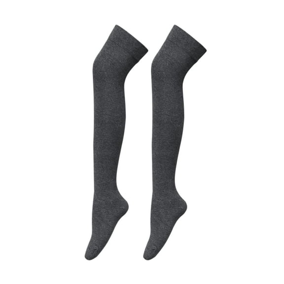 Ksopiavobs Women Long Thigh High Socks Cotton Opaque Thick Warm Over the Knee Socks Tall Boot Socks Leg Warmers