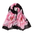 thumbnail image 1 of Ksopiavobs Women Soft Floral Print Shawl Chiffon Sheer Scarf, 1 of 7