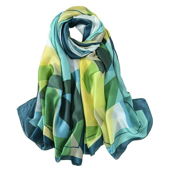 Ksopiavobs Women's Scarf Fashion Pattern Long Lightweight Sunscreen Shawls Scarves