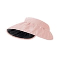 thumbnail image 1 of Ksopiavobs Womens Sun Visor Hat Wide Brim UV Sun Protection Roll Up Hairband Summer Ponytail Beach Hats Travel UPF 50+, 1 of 5