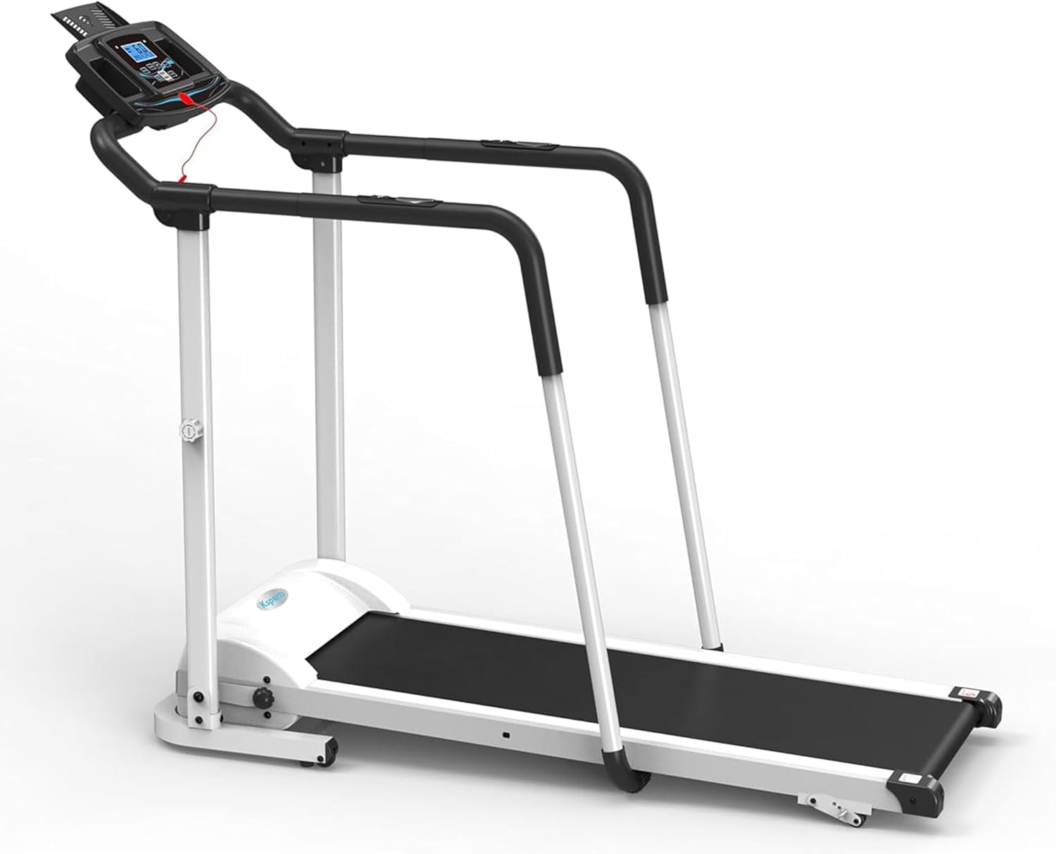Ksports Advanced Rehab Treadmill 2.25 Horsepower Motor and Bluetooth, White