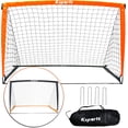 thumbnail image 1 of Ksports Soccer Goal 6ft Black/Orange Soccer Net Bundle with Carry Bag, 1 of 7