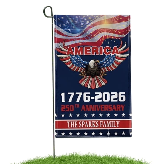 Ksruee 250th US Flag 5x3 Ft Patriotic Banner 1776-2026 250th Anniversaries Flag for Veterans History Enthusiasts Community Events Celebrations Political Campaigns 4th of July Outdoor Garden