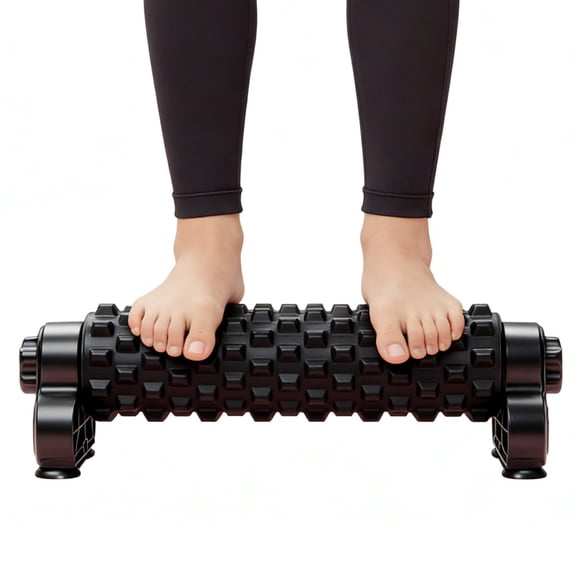 Ksruee Back Foam Roller Deep Stretching Massage with Suction Cup Body Exercise Roller Foam with Stand for Home Gym Yoga Pilates Fitness Workout Post-Sports Training