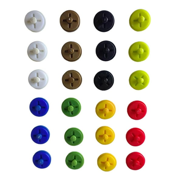 Ksruee Bib Clips For Runners 12 Pieces/24 Pieces Race Bib Holder Running Bib Clips Bib Clips Running Bib Holder Running Accessories for Skiing Skating Cycling appealing