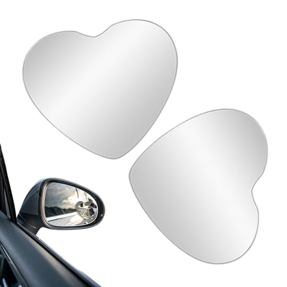 Ksruee Car Blind Spot Mirror 360 Degree Convex Wide Angle Rear View Mirror 2 Piece Convex Rearview Stick on Accessories for Enhanced Safety Truck Auxiliary Safety Parking Vehicle typical