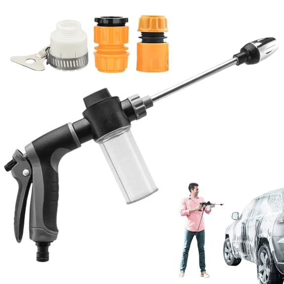 Ksruee Car Foam Pressure Washer Portable Washer with 3 Adjustable Spray Modes Pressure Water Sprayer for Sedans SUVs RVs Pickups Garden Backyard Courtyard Patio