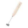 thumbnail image 1 of Ksruee Coffee Milk Frother Cordless Hand Frother Milk Mixer Rechargeable Cream Frother Coffee Whisk 3 Speeds Frother Wand Kitchen Gadget for Latte Cappuccino Hot Chocolate Egg sweet, 1 of 9