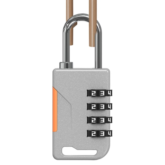Ksruee Combination Locks 4 Digit Heavy Duty Security Padlock Zinc Alloy Waterproof Lock Combination for Home School Gym Suitcase Luggage Box Case Travel Bags Backpack