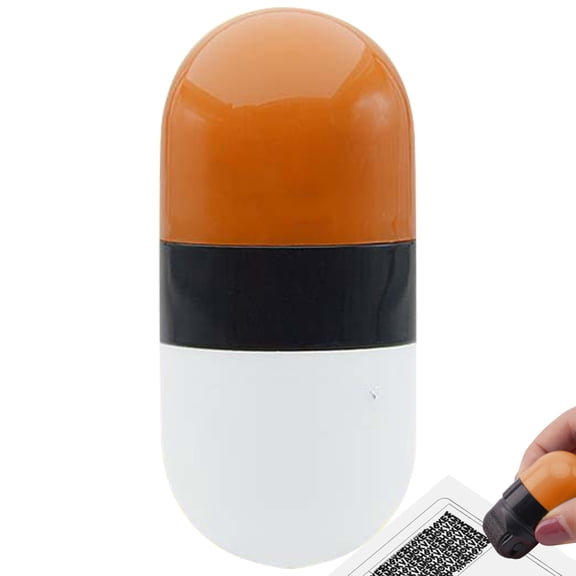 Ksruee Confidential Roller Stamp Light Weight Roller Stamp Black out Roller Efficient Coverage Portable for Envelopes Packages Bills