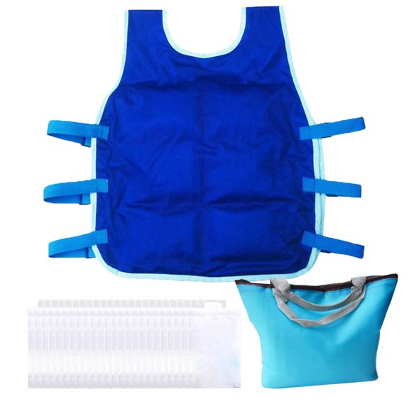 Ksruee Cooling Vest for Women Physical Cooling Vest Adjustable Cool Jacket Outdoor High Temperature Clothing for Indoor Men Women Sports Hiking Running Fishing Gardening Workplaces intensely