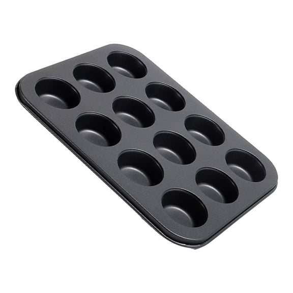 Ksruee Cupcake Pan 12-Cavity Non-Stick Pancake Baking Supplies Metal Cup Cake Pans for Home Bakers Cooking Lovers Beginners Holiday Kitchen Apartment Birthday Party Afternoon Tea