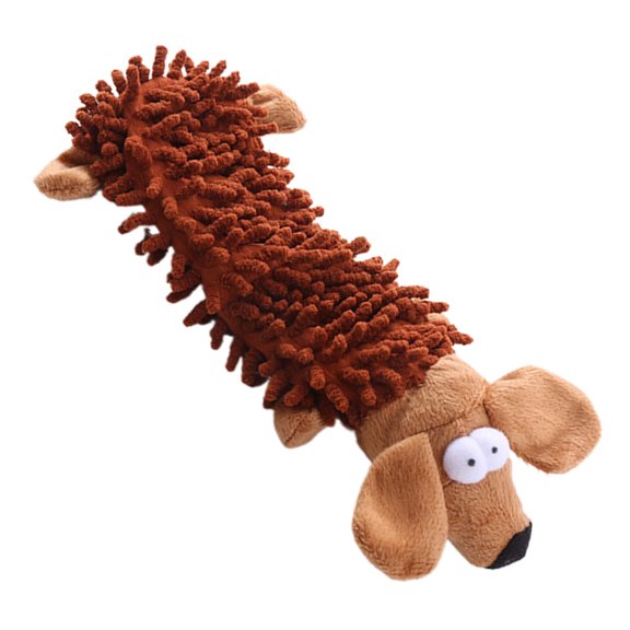 Ksruee Dog Toy Squeak Enrichment Teething Game Interactive Squeaky Dog Chew Toy for Play Fetch Throwing Tossing Biting Boredom Christmas like-minded