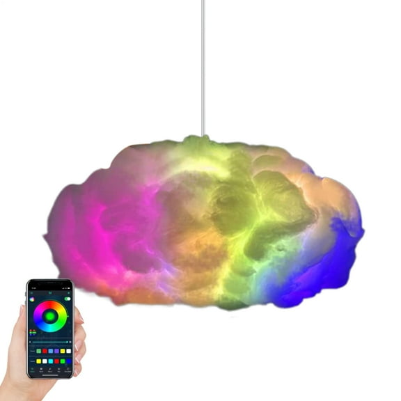 Ksruee Floating Cloud Light Bedroom Ceiling Cloud Lamp Remote Control Multi-Functional Adjustable Nursery Lighting Accessories for Teen Adults Friends Kids reliable