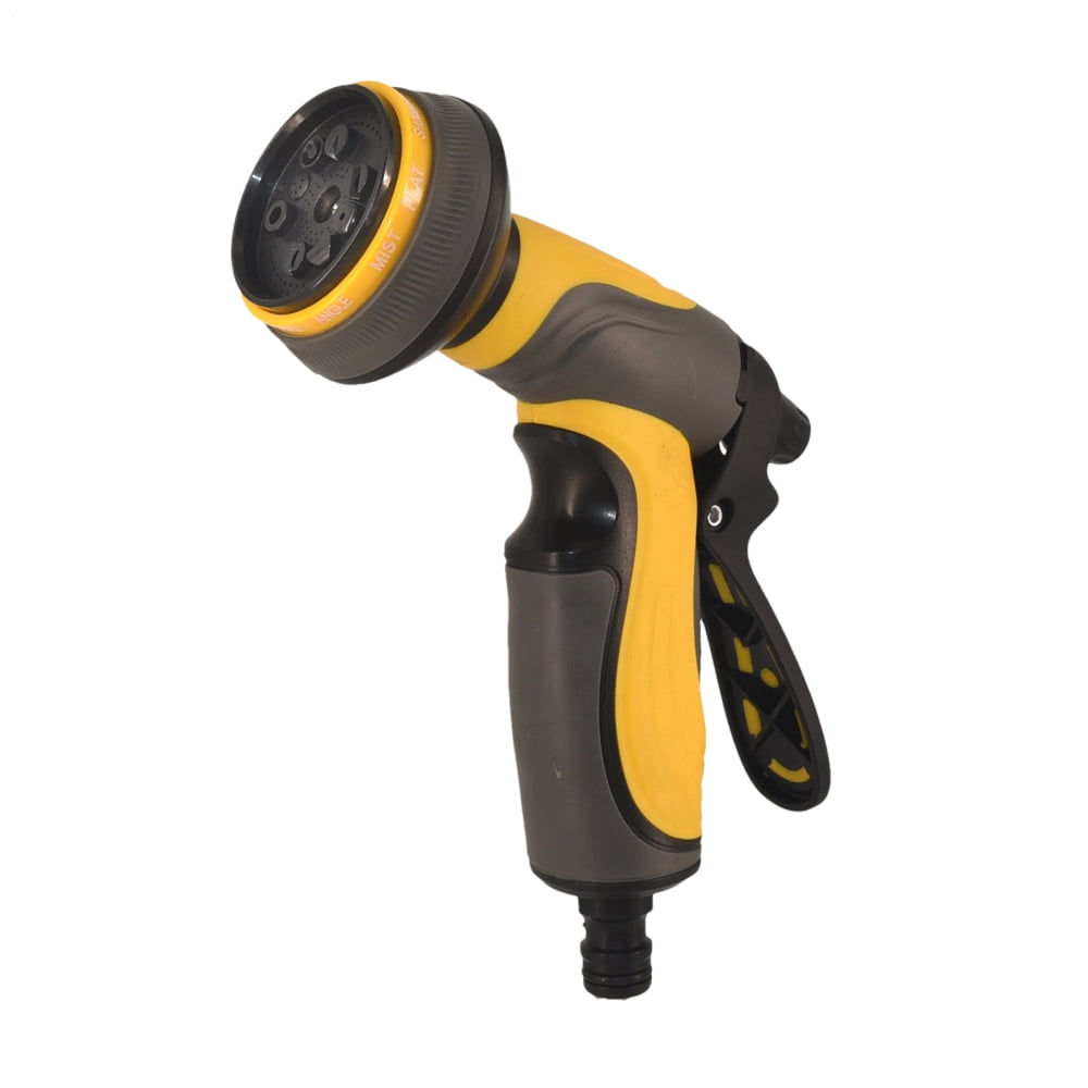 Ksruee Hose Nozzle 10 Modes Adjustable Non-Slip Cleaning Tool Spray Nozzles for Garden Hose for Window Kitchen Glass Bathroom Flowers Plants Watering Lawn
