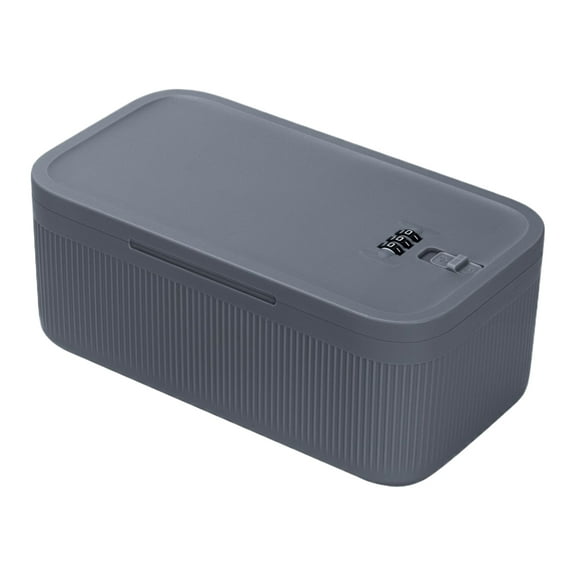 Ksruee Lockable Storage Box Cards Storage Case with Combination Lock Portable Refrigerator Bin Container for Food Medicines Snacks Train Garage Travel Outdoor Boat Camping Airplane forceful