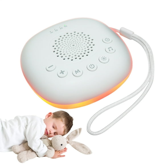 Ksruee Noise Machine Portable Sleep Calming Equipment USB Rechargeable Sleeping Aid Soother for Bedroom Nursery Travel Meditation Study Room Hospital greater