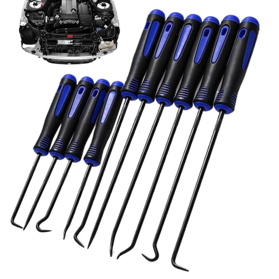 Ksruee Pick and Hook Set 10-Piece Repair Maintenance Pick Tools Precision Hook Kit for Automotive Garage Mechanic Home Workshop Outdoor Industry