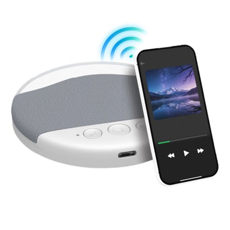 Ksruee Pillow Speakers Music Box with White Noise Wireless Pillow Speaker for Sleeping for Side Sleepers Christmas Birthday Women Adults Party Men Teens