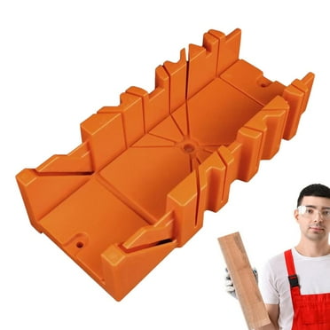 Ksruee Saw Box Guide Woodworking Cutting Tool Steel Back Saw For Accurate Cutting Hand Saw Box Clamping Mitre Saw Box Adjustable Angles For Woodworker Carver Carpenter polite