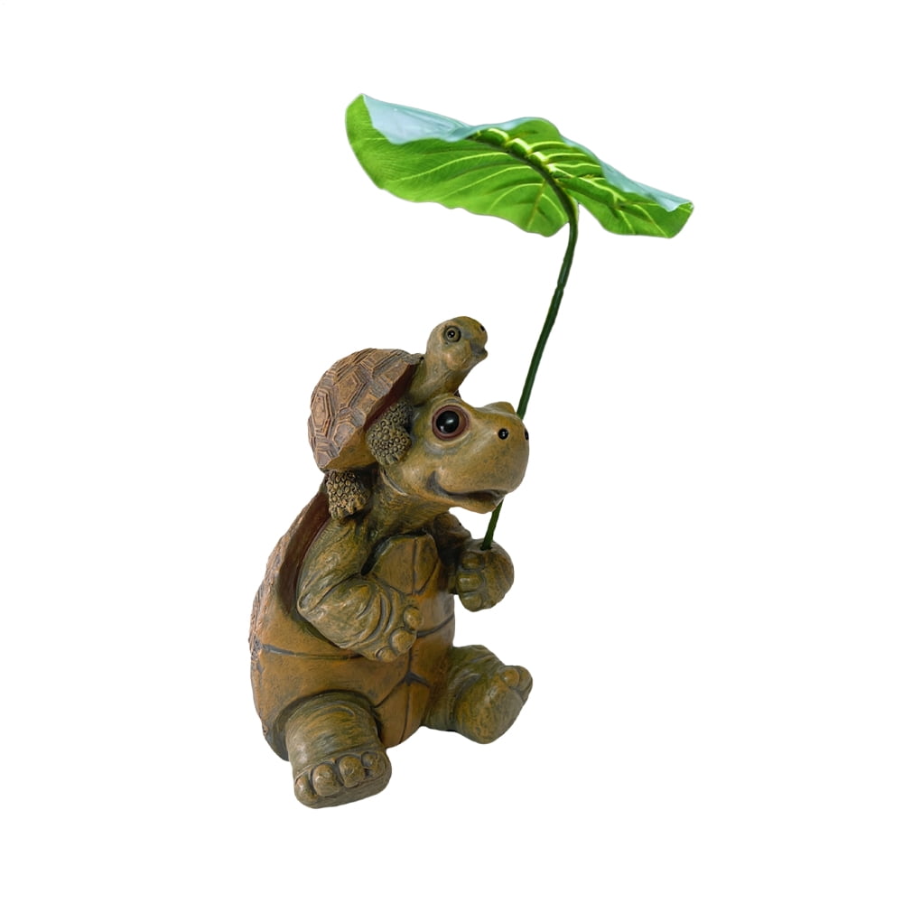 Ksruee Sea Turtle Figurines Sea Turtle Decor for Aquarium Fish Tank Resin Aquarium Animal Tortoise for Planter Terrarium Home Desk Flower Pot Fairy Garden Landscape delightful