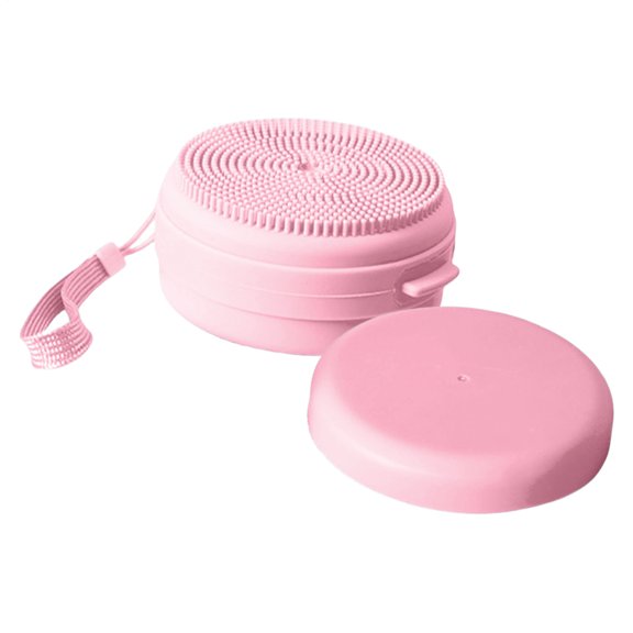 Ksruee Silicone Shower Scrubber Elastic Bristles Body Scrubber Soft Hygienic with Soap Dispenser Loofah Alternative for Massage Bathroom Sensitive Skin Men Women Hotel Home Bathing stunning