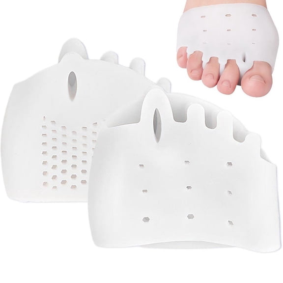 Ksruee Silicone Toe Splitter Silicone Foot Finger Separator Five-Hole Design Correction Tool for Gym Travel Business Trip and Home rational