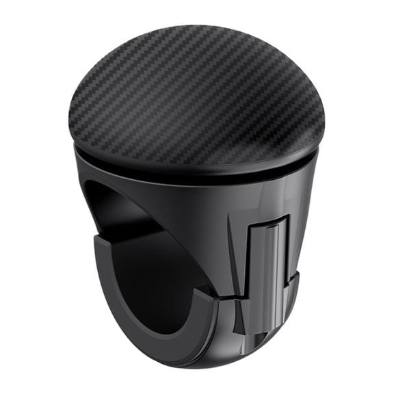 Ksruee Steering Wheel Booster 360 Degree Rotation Steering Wheel Aids Power Ball Anti-slip Carbon Fiber Handle Spinner Single-hand Steering Assist Driving Booster adaptable