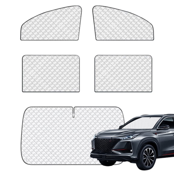 Ksruee Sun Shade Car Auto Side Window Sunshade 5 Pieces Window Sunshade Privacy Protector for Camping Travel Road Trip Parking Commuting Outdoor judicious