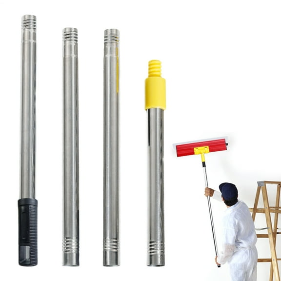 Ksruee Telescopic Pole Multi-Purpose Extension Pole Anti-Slip Stainless Steel Rod with High Load Capacity for Painting Cleaning Outdoor House Home Family exceptional